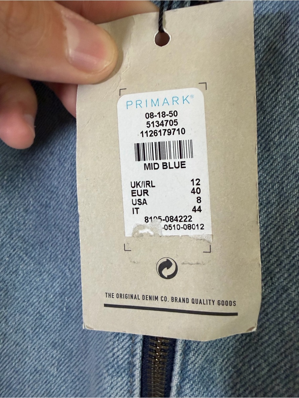 Primark Denim Co. Full-Zip Mini Dress - Picture 3 of 6
